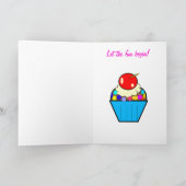 De Kaart van de Verjaardag van Zare van de prinses (Binnen)