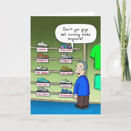 De Kaart van de verjaardag voor Agent - Lopende (Voorkant)