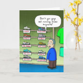 De Kaart van de verjaardag voor Agent - Lopende (Gele Bloem)