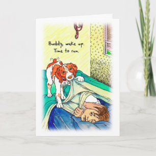 De Kaart van de verjaardag voor Agent - Tijd te