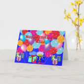 De Kaart van de verjaardag voor Alan (Gele Bloem)