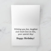 De Kaart van de verjaardag voor de Dochter van de (Binnen)