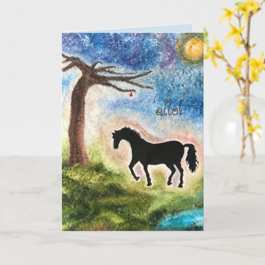 De Kaart van de verjaardag voor de Minnaars van (Gele Bloem)