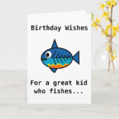 De kaart van de verjaardag voor een groot kind dat (Gele Bloem)