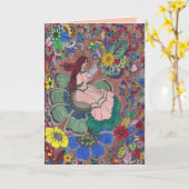 De Kaart van de verjaardag voor een Minnaar van (Gele Bloem)