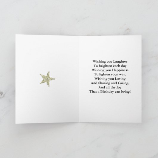 De kaart van de verjaardag voor een Neef (Binnen)