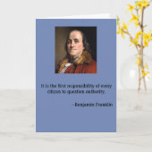 De kaart van de verjaardag voor een rebel! (Gele Bloem)