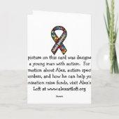 De kaart van de verjaardag voor een speciale (Achterkant)