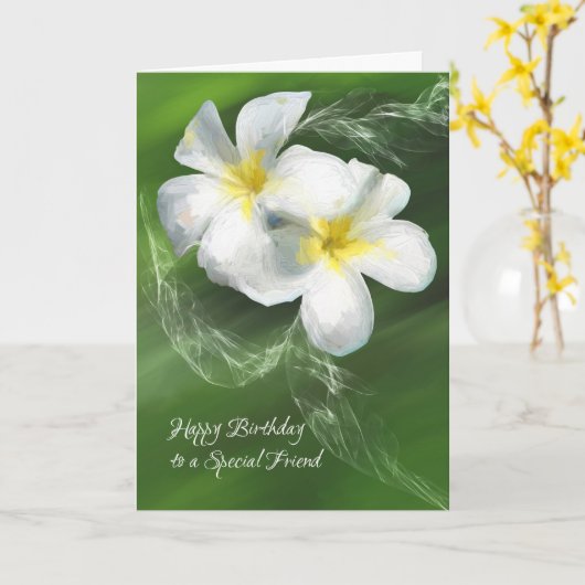 De Kaart van de verjaardag voor een Speciale (Gele Bloem)