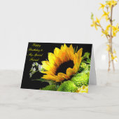 De Kaart van de verjaardag voor een Vriend (Gele Bloem)