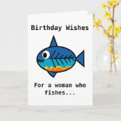 De kaart van de verjaardag voor een vrouw die  (Gele Bloem)