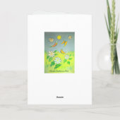 De Kaart van de verjaardag voor haar (Achterkant)