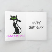 De kaart van de verjaardag voor meisjes - kan (Binnen)