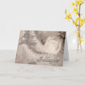 De kaart van de verjaardag voor peetdochter (Gele Bloem)