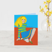 De Kaart van de verjaardag voor Tween, Tiener of (Gele Bloem)