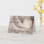 De kaart van de verjaardag voor zuster (Gele Bloem)