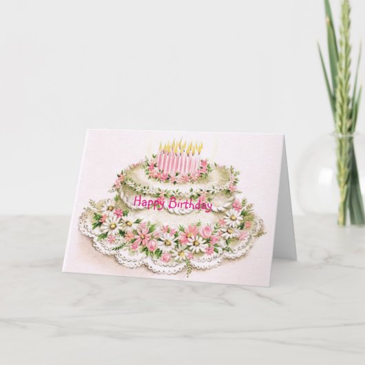 De Kaart van de verjaardag voor Zuster (Voorkant)