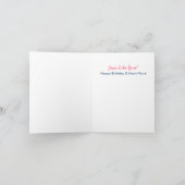 De kaart van de verjaardag Welke Schoonheid (Binnen)