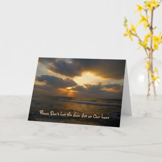 De Kaart van de Verontschuldiging van de (Gele Bloem)