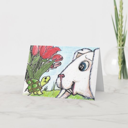 De kaart van de Verrassing van Pasen (Voorkant)