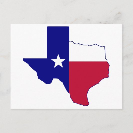 De Kaart van de Vlag van Texas (Voorkant)
