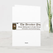 De kaart van de Vooravond van nieuwjaren (Achterkant)