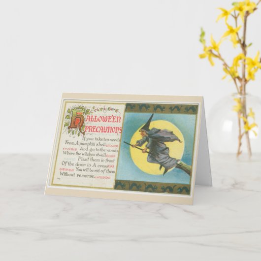 De kaart van de Voorzorgsmaatregelen van Halloween (Gele Bloem)
