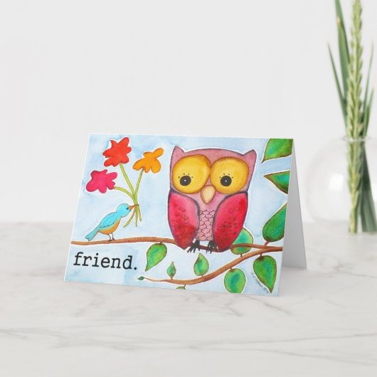 De kaart van de vriend (Voorkant)