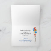 De Kaart van de Vriend van de Dagen Personaliseer  (Binnen)