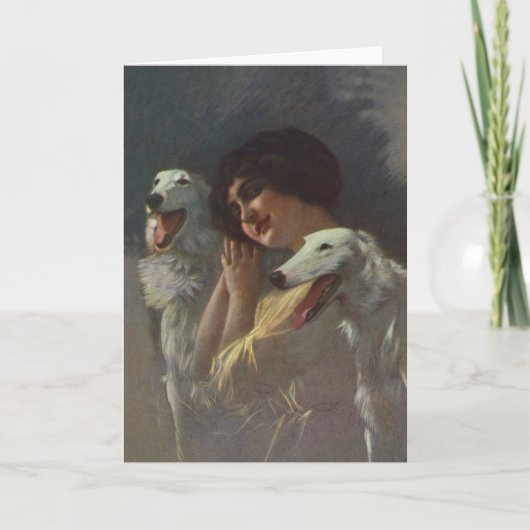 De Kaart van de Vrienden van Borzoi (Voorkant)