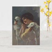 De Kaart van de Vrienden van Borzoi (Gele Bloem)