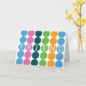 De Kaart van de vriendschap (Gele Bloem)