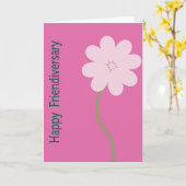 De Kaart van de vriendschap (Gele Bloem)