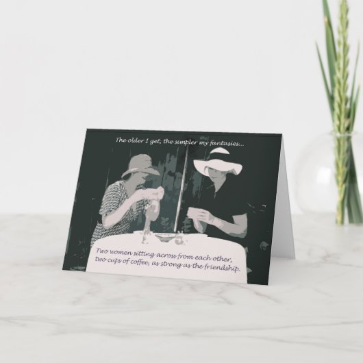 De kaart van de vriendschap/van de verjaardag voor (Voorkant)