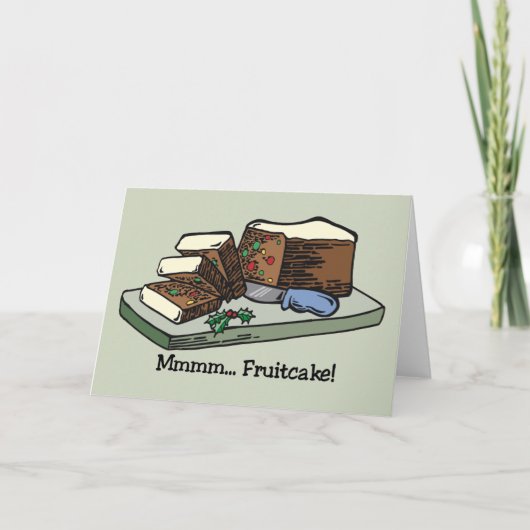 De kaart van de vruchtencake (Voorkant)