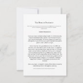 De Kaart van de welvaartsmeditatie | CHRISTELIJKE (Achterkant)