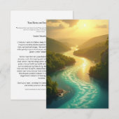 De Kaart van de welvaartsmeditatie | CHRISTELIJKE  (Voorkant / Achterkant)