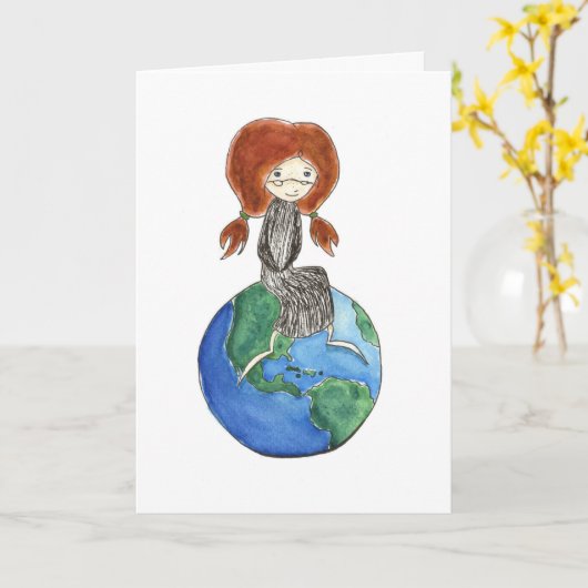 De Kaart van de wereld (Gele Bloem)