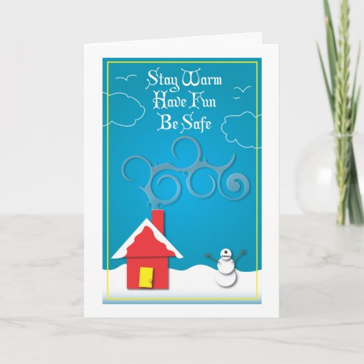 De Kaart van de Winter van Snowclops (Voorkant)