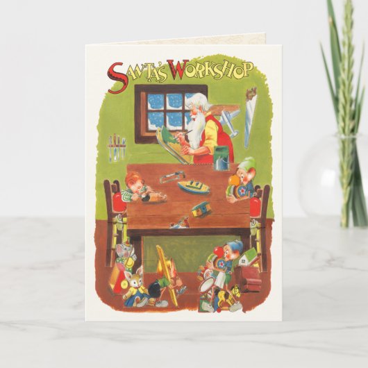 De Kaart van de Workshop van de kerstman (Voorkant)