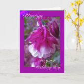 De Kaart van de Zegen van de Dag van het Huwelijk (Gele Bloem)