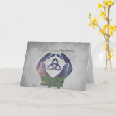 De Kaart van de Zegen van Handfasting van de (Gele Bloem)