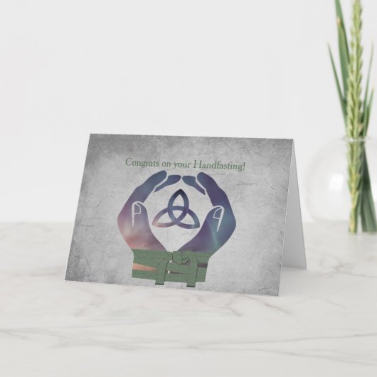 De Kaart van de Zegen van Handfasting van de (Voorkant)