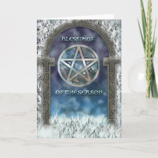 De Kaart van de Zegen van Yule (Voorkant)