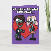 De Kaart van de Zombieën van Valentijn (Voorkant)