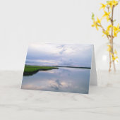 De Kaart van de Zonsondergang van het moerasland (Gele Bloem)