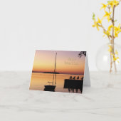 De Kaart van de Zonsondergang van vaderdag (Gele Bloem)