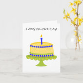 De Kaart van Diabirthday (Gele Bloem)