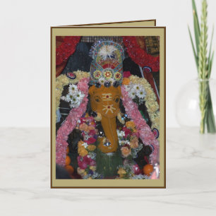 De Kaart van Diwali van de Foto van Ganesh -