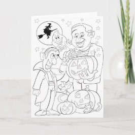 De kaart van DIY hobbt Halloween